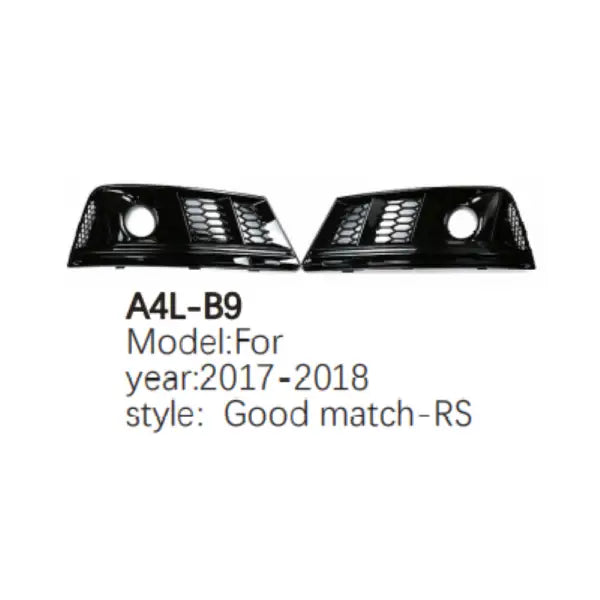 Car Craft Compatible With Audi A4l B9 Fog Lamp Grill Frame