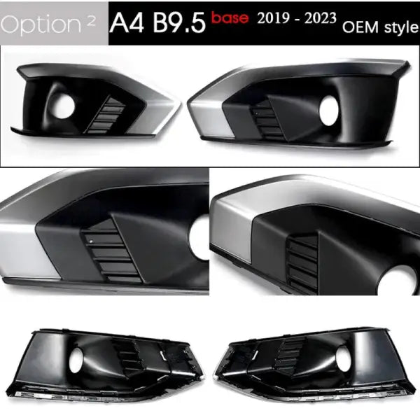 Car Craft Compatible With Audi A4l Fog Lamp Grill Frame