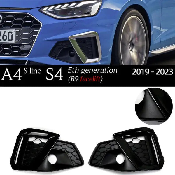 Car Craft Compatible With Audi A4l Fog Lamp Grill Frame