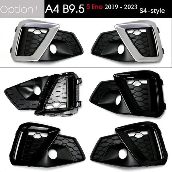 Car Craft Compatible With Audi A4l Fog Lamp Grill Frame