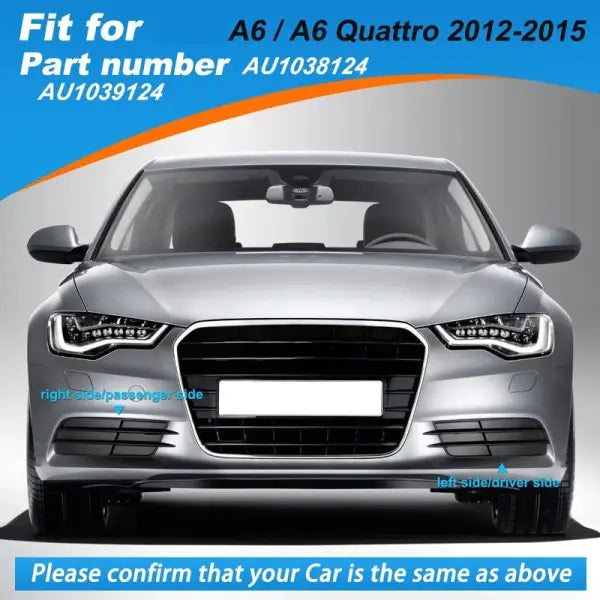 Car Craft Compatible With Audi A6 2011 - 2015 Fog Lamp