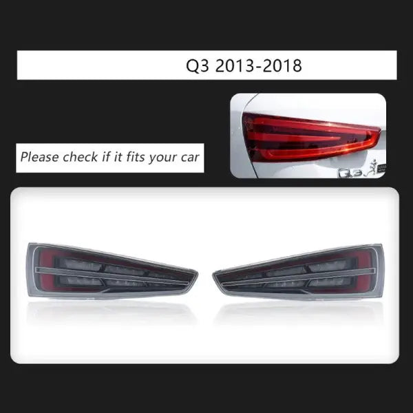 Car Craft Compatible With Audi Q3 2012-2018 Upgraded Tail