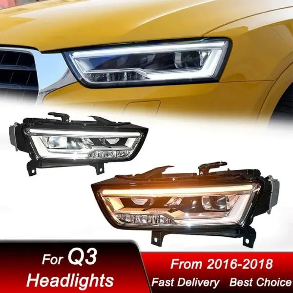 Car Craft Compatible With Audi Q3 2016-2018 Upgraded Head