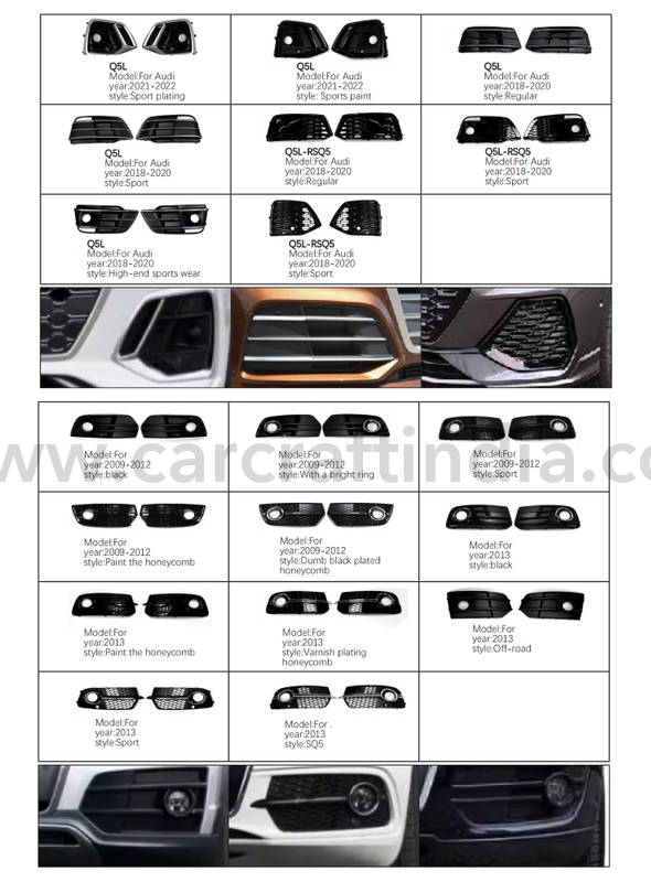 Car Craft Compatible With Audi Q5 2009 - 2017 Fog Lamp