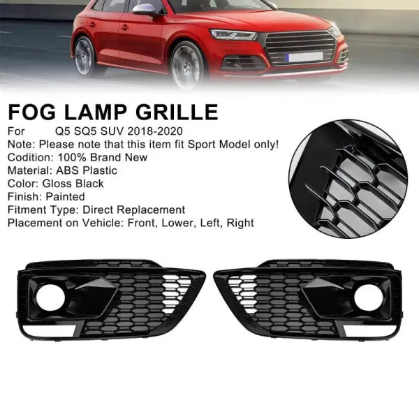 Car Craft Compatible With Audi Q5 Sq5 2018 - 2020 Fog Lamp