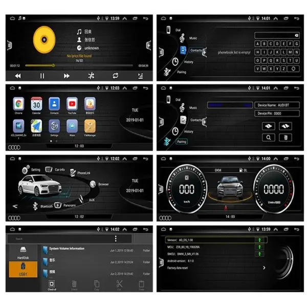 Car Craft Compatible With Audi Q7 2005-2009 Android