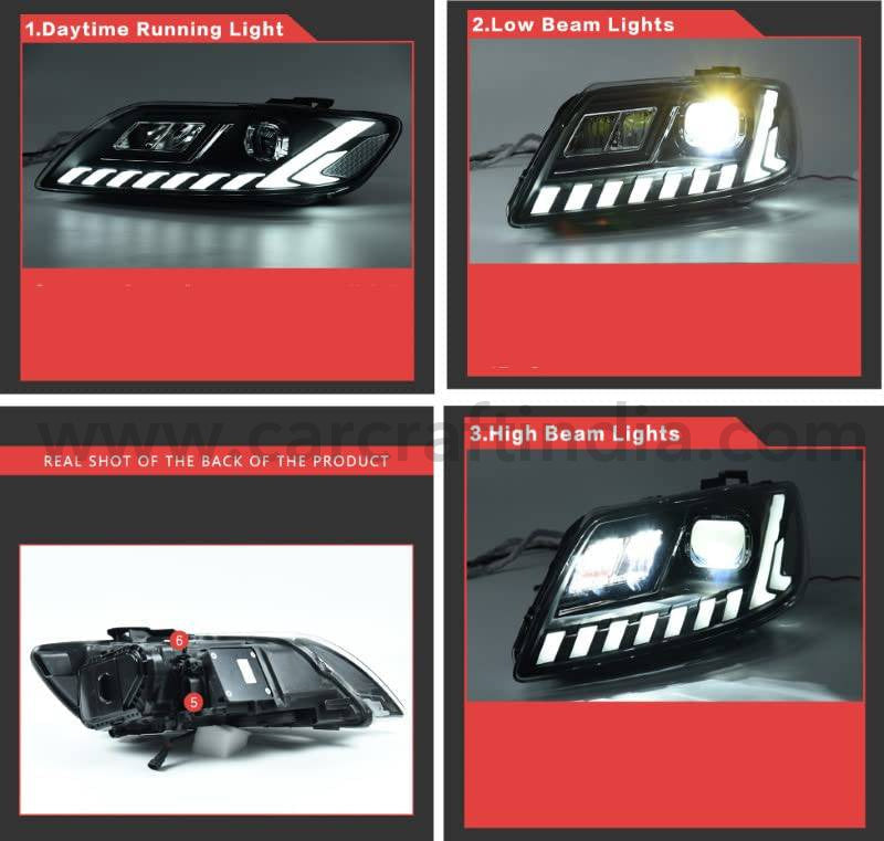Car Craft Compatible With Audi Q7 2006-2015 Headlight
