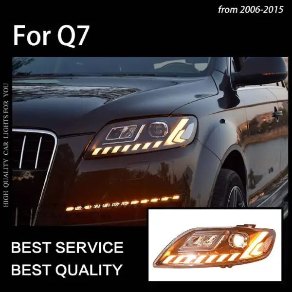 Car Craft Compatible With Audi Q7 2006-2015 Headlight