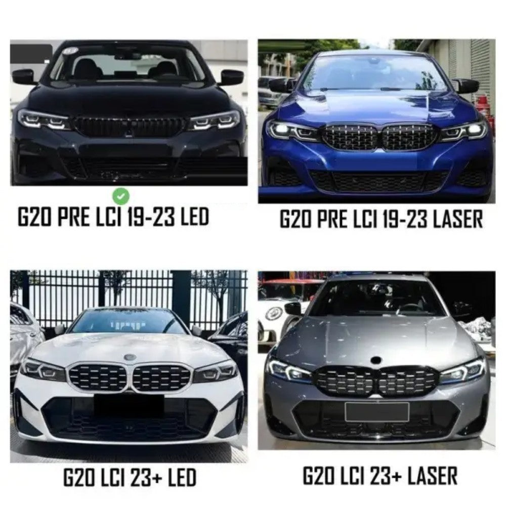 Car Craft Compatible With Bmw 3 Series G20 G28 2020-2022 Led Style Led Style Headlight Drl Daytime Running Light Angel Eye Led Module Rgbw Color Csl Style Ao-rgbw-009 Europe For Led Light