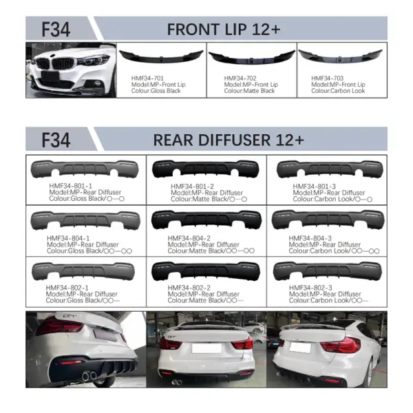 Car Craft Compatible With Bmw 3 Series Gt F34 2012-2018 Mp