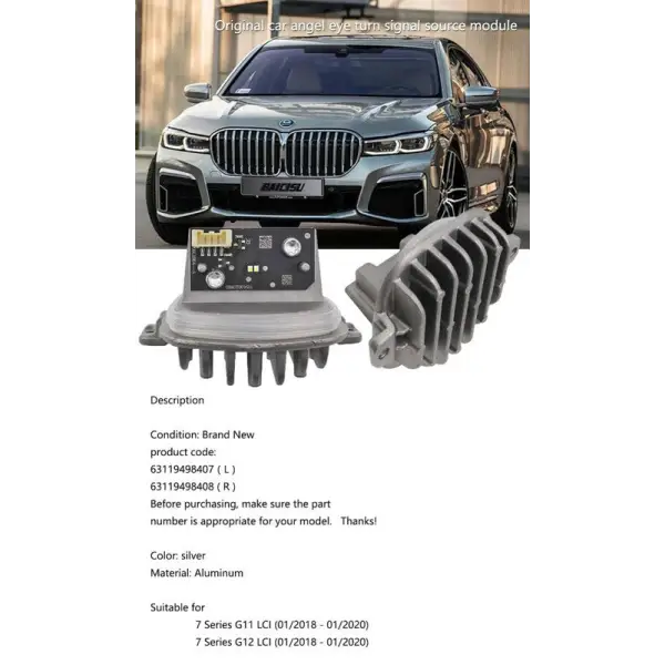 Car Craft Compatible With Bmw 7 Series G01 G02 Lci