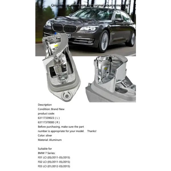 Car Craft Compatible With Bmw 7 Series Lci F01 F02