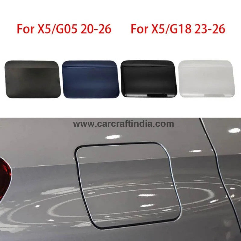 Car Craft Compatible With Bmw X5 G05 G18 2020-2026 Fuel Tank Filler Door Cap Cover 51915A13018 Unpainted - CAR CRAFT INDIA