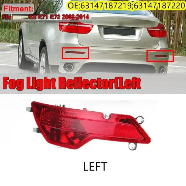 Car Craft Compatible With Bmw X6 E71 2006-2010 Rear Bumper