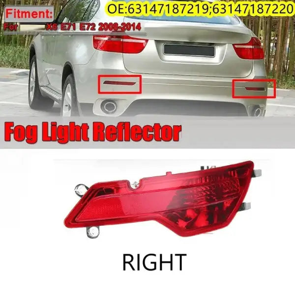 Car Craft Compatible With Bmw X6 E71 2006-2010 Rear Bumper