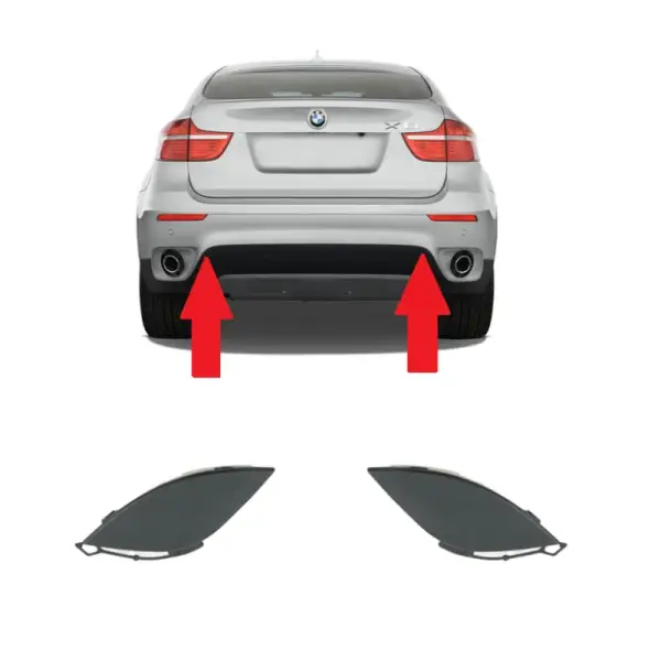 Car Craft Compatible with BMW X6 E71 2008-2014 Bumper Tow