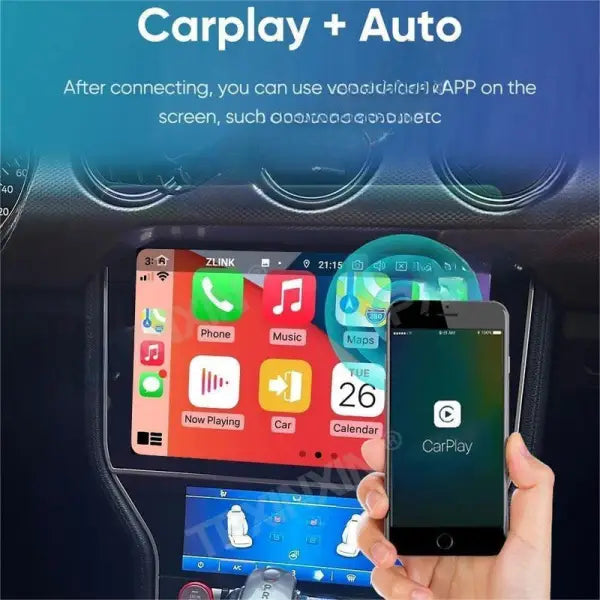 Car Craft Compatible With Ford Mustang 2015-2021 Android