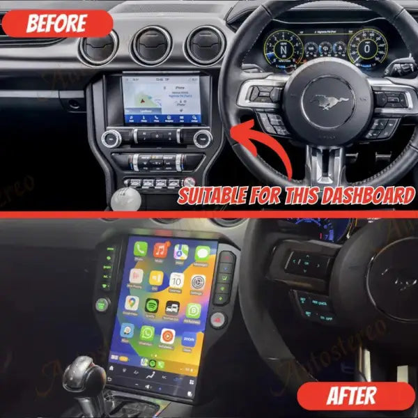 Car Craft Compatible With Ford Mustang 2015-2021 Android