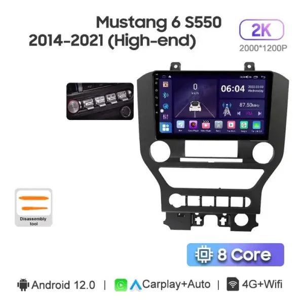 Car Craft Compatible With Ford Mustang 2015-2021 Android