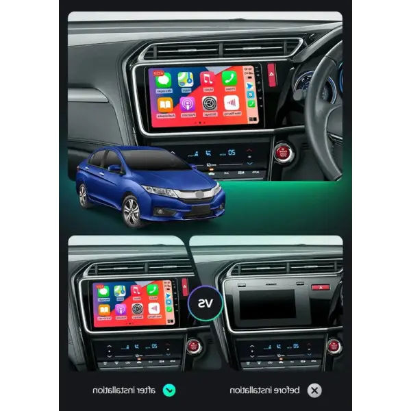 Car Craft Compatible With Honda City 2014-2017 Car Android