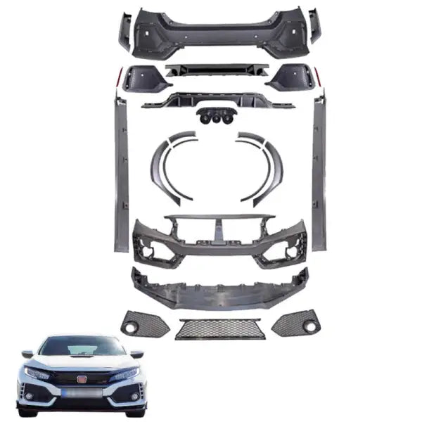 Car Craft Compatible With Honda Civic Sedan 2016-2020 Body