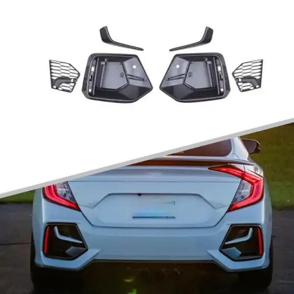 Car Craft Compatible With Honda Civic Sedan 2016-2020 Rear