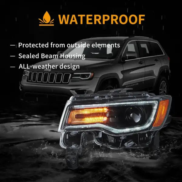 Car Craft Compatible With Jeep Cherokee 2014-2022 Car Front