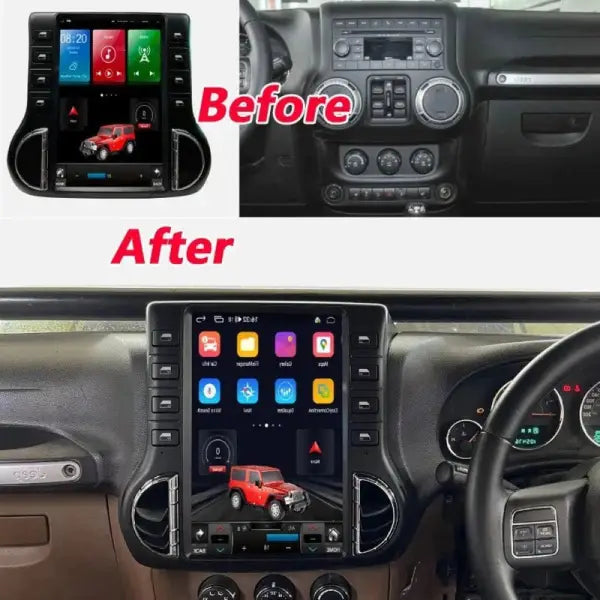 Car Craft Compatible With Jeep Wrangler 2011-2017 Android