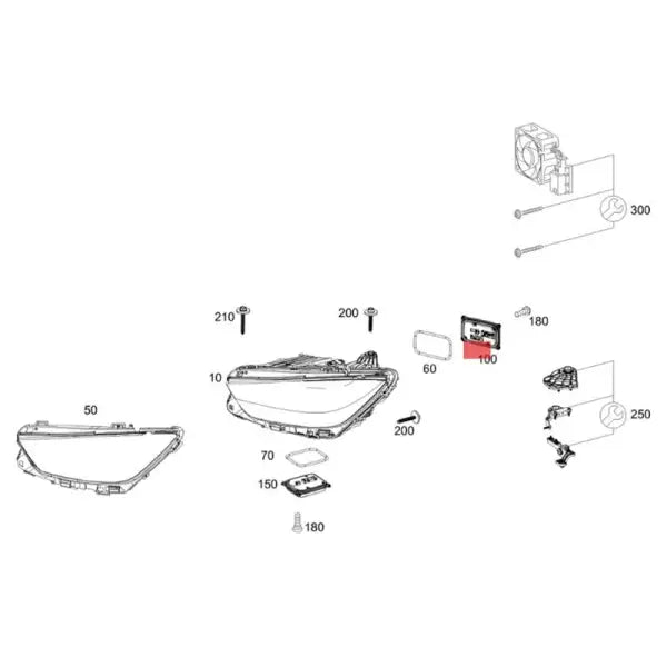 Car Craft Compatible With Mercedes Benz C Class W205 Lci