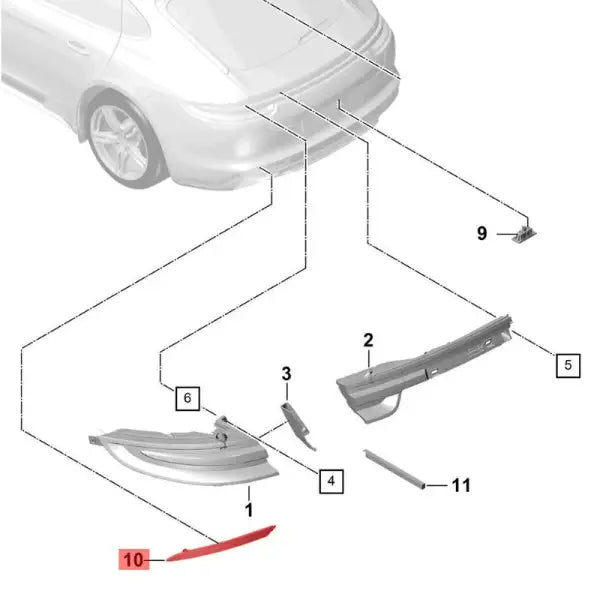 Car Craft Compatible With Porsche Panamera 971.1 2017-2020