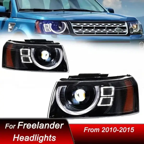Freelander Rear Light Modification Freelander 2 2007-2015 Upgraded Head Light Lamp Xenon Headlight ...