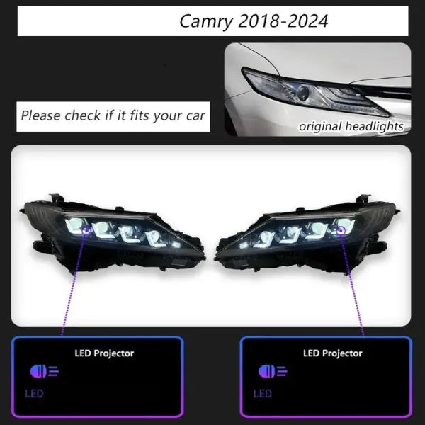 Car Craft Compatible With Toyota Camry 2018-2024 8th