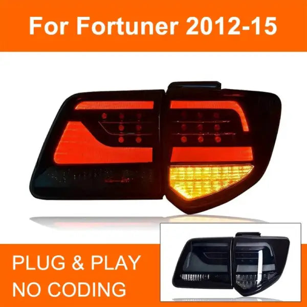 Car Craft Compatible With Toyota Fortuner 2012-2015 Rear