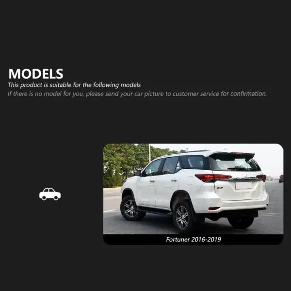 Car Craft Compatible With Toyota Fortuner 2016-2019 Car