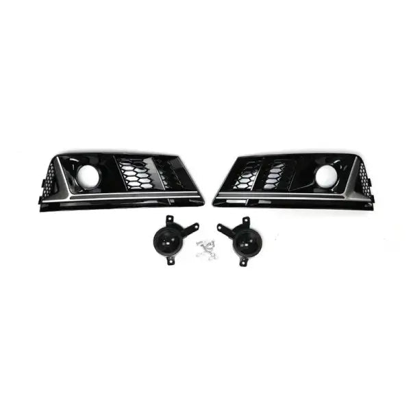 Car Craft Compatible With Audi A4l B9 Fog Lamp Grill Frame