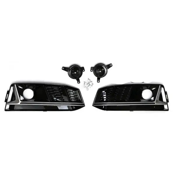 Car Craft Compatible With Audi A4l B9 S4 Fog Lamp Grill