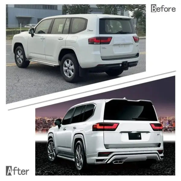 Lc300 Rear Land Cruiser Lc300 2021+ Front Rear Body Kit Lip Skirst Grill Splitter ...