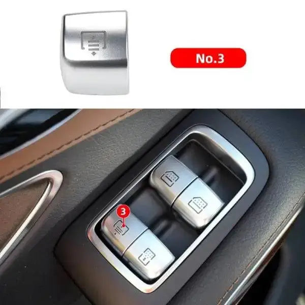 Car Craft Curtain Sunroof Window Switch Button Cover