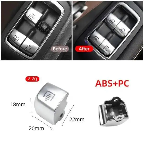 Car Craft Curtain Sunroof Window Switch Button Cover