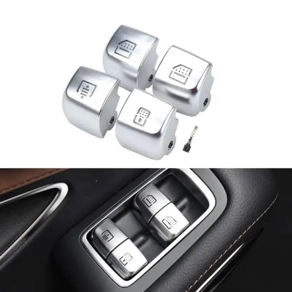 Car Craft Curtain Sunroof Window Switch Button Cover