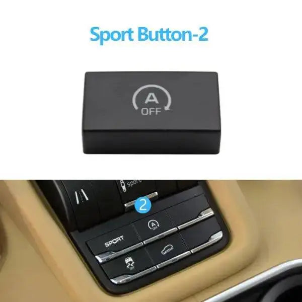 Car Craft Dashboard Console Button Compatible With Porsche