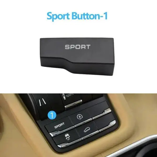 Car Craft Dashboard Console Button Compatible With Porsche