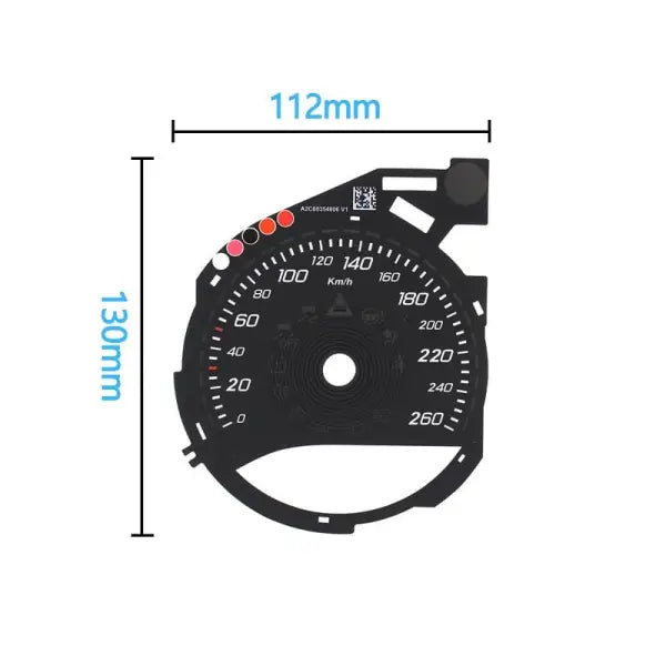 Car Craft Dashboard Speedometer Kilometer Sticker Compatible