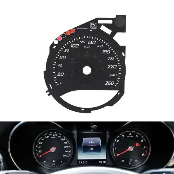 Speedometer Cs2 Sticker C Class Dashboard Speedometer Kilometer Sticker W205 Dashboard ...
