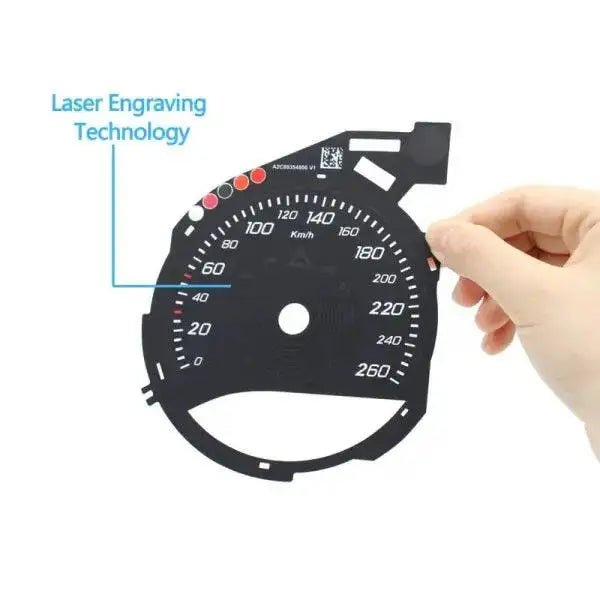 Car Craft Dashboard Speedometer Kilometer Sticker