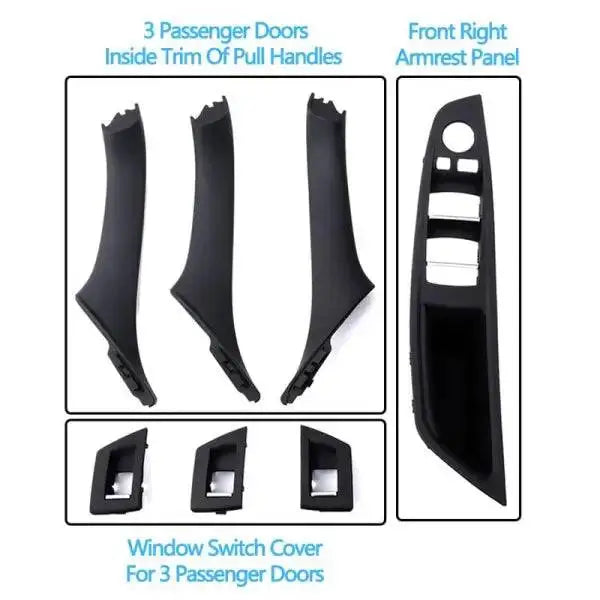 Car Craft Door Handle Set Compatible with BMW 5 Series F10