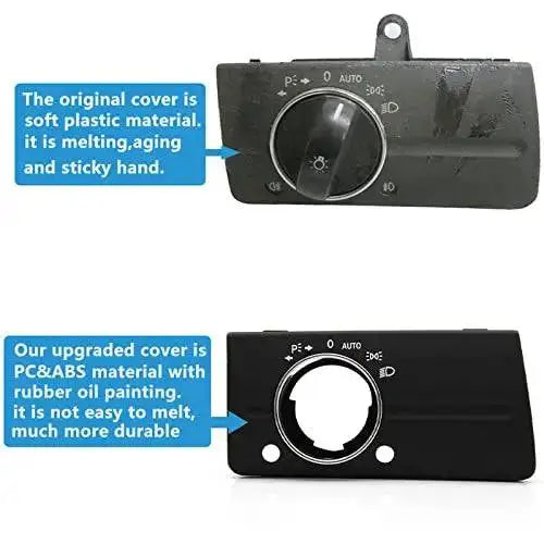 Car Craft E Class W211 Headlight Switch Cover Compatible