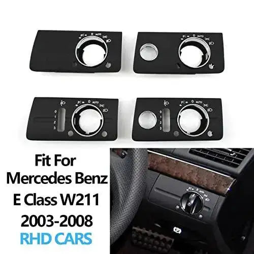 Car Craft E Class W211 Headlight Switch Cover Compatible