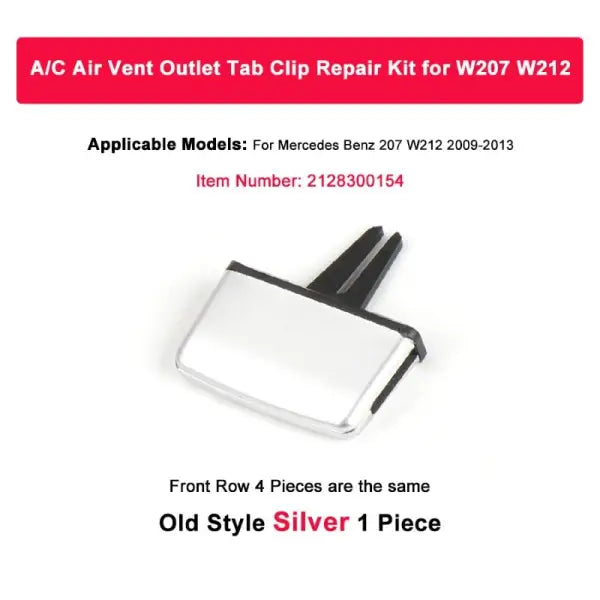 Car Craft E Class W212 Ac Vent Slider Clip Compatible
