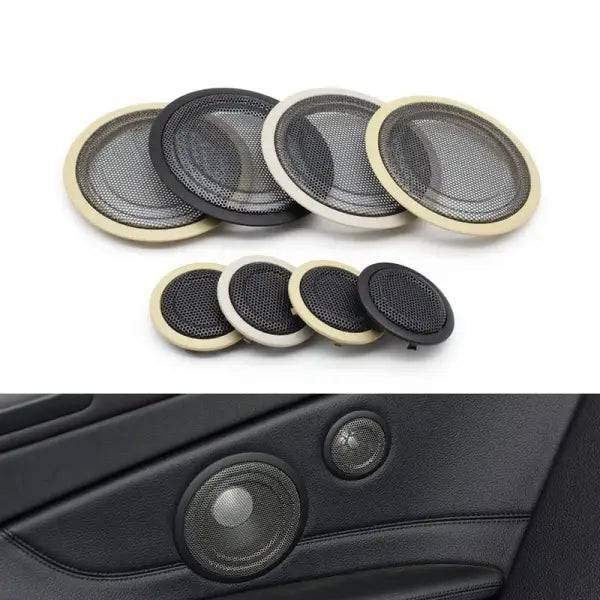 Car Craft Compatible with BMW 3 Series F30 F34 Gt 2012-2018 1 Series F20 2012-2014 Door Speaker Grill Cover Tweeter Beige 51427281461